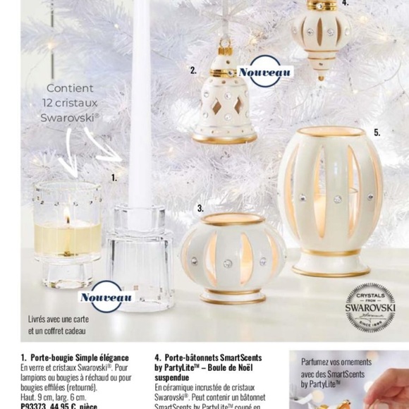 Partylite SmartScents Opulent Ornament with Swarovski Crystals - Picture 5 of 7